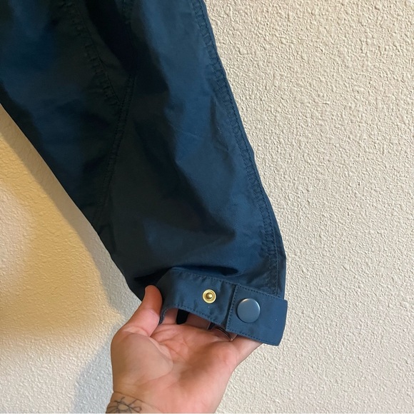 Anthropologie Super High Rise Blue Paper Bag Waist Tie Pants Size 6 - Picture 10 of 13